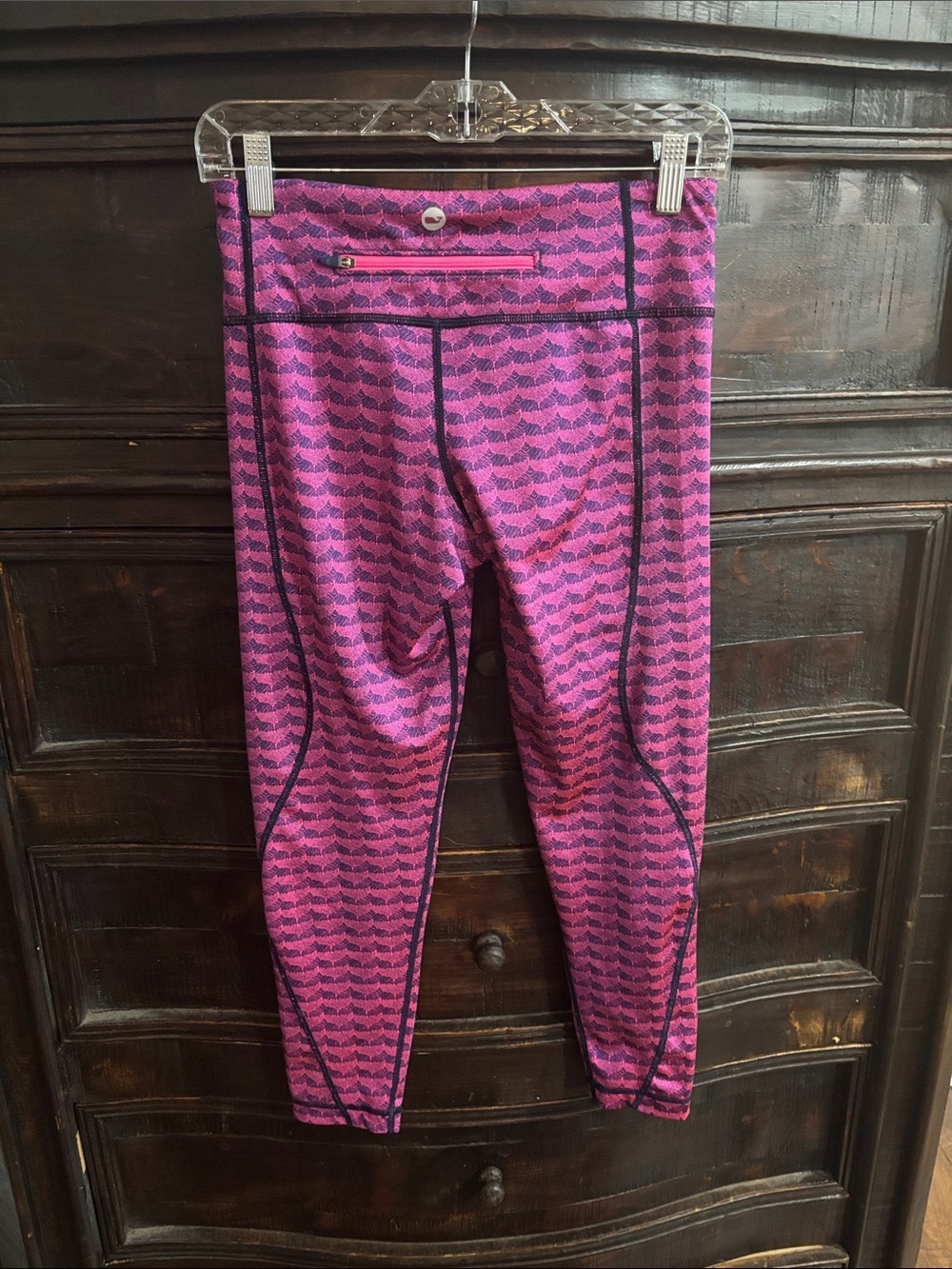 Vineyard Vines Etched Whale Tail Performance Printed Leggings Size Small - Picture 5 of 5